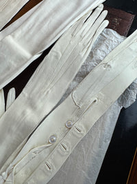 ROYAL Antique Wedding Glove Collection of Archduchess Maria Immakulata, Fr. Adam’s Sohn Vienna, 1900