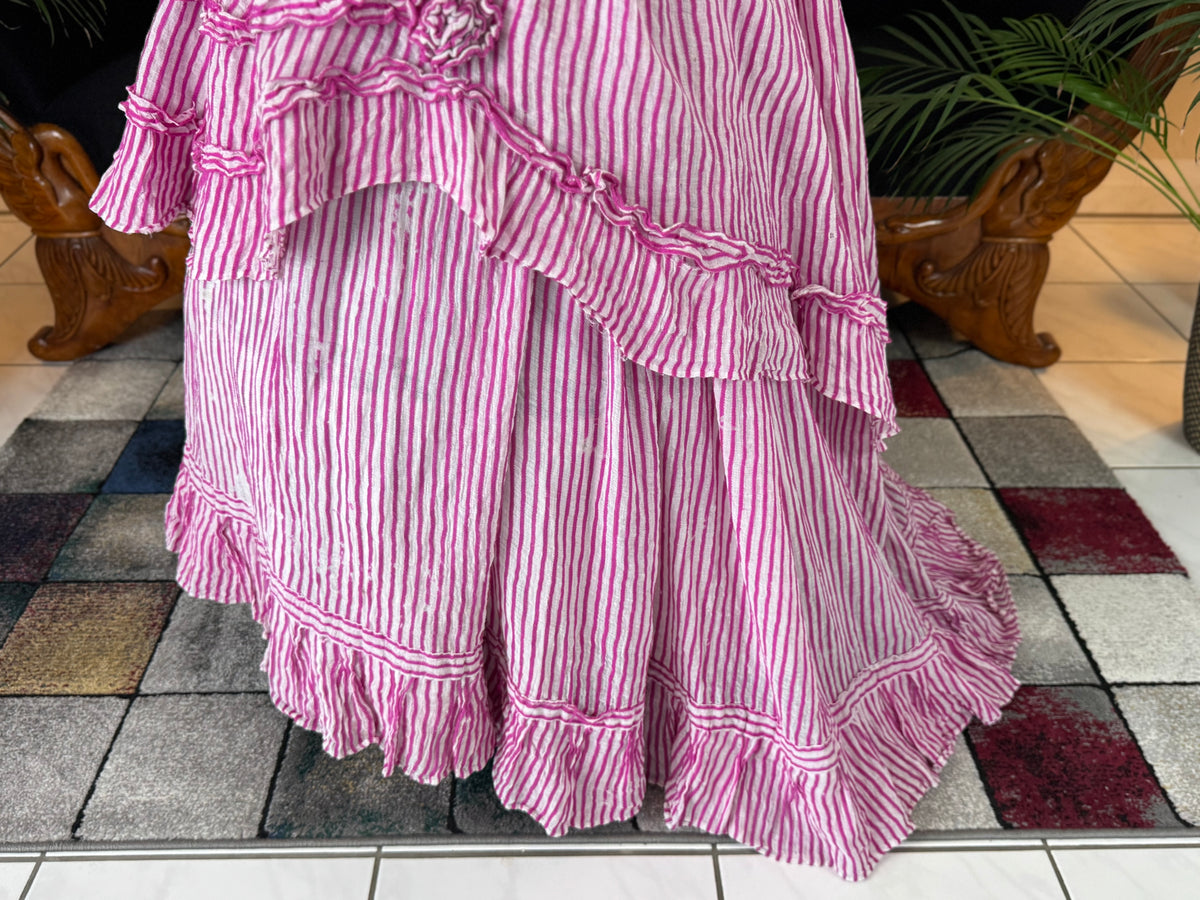 A Young Lady’s Summer Elegance – Antique Dress, ca. 1858