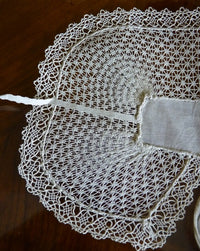 Alsatian Lace Bonnet, ca. 1890 – Traditional Regional Headwear, Very Good Condition