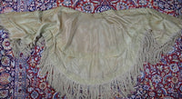 Robe cape à tournure, vers 1870
