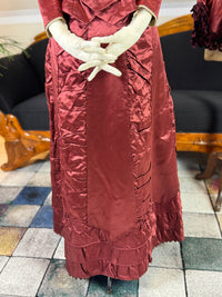 Ensemble de visite victorien antique, vers 1883