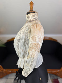 Irish Lace and Whitework Blouse, ca. 1909