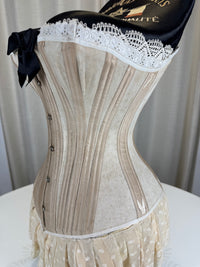 Extremely Rare CB Corset Display, ca. 1880 – Original Victorian Corset Under Glass Dome