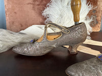 WIENER WERKSTÄTTE Shoes, Enamel Medaillons, Vienna, ca. 1910