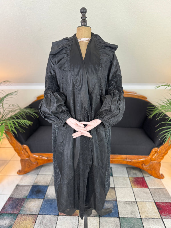 HERMINE GRÜNWALD Antique Opera Coat, Vienna, ca. 1918