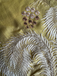 Regency Shawl with Prince of Wales’s Feathers Embroidery, ca. 1805