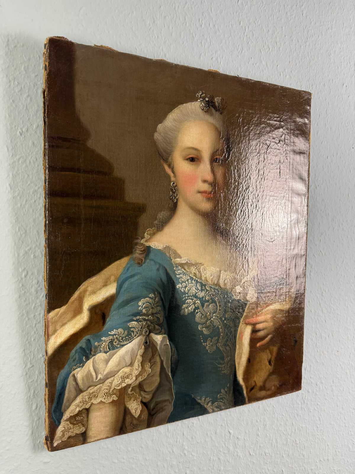 Courtly Rococo Portrait of a Viennese Couple, ca. 1760 – Austrian 18th‑Century Aristocratic Painting