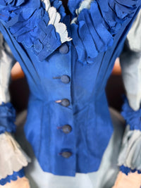 Antique Victorian Evening Dress, England, ca. 1872