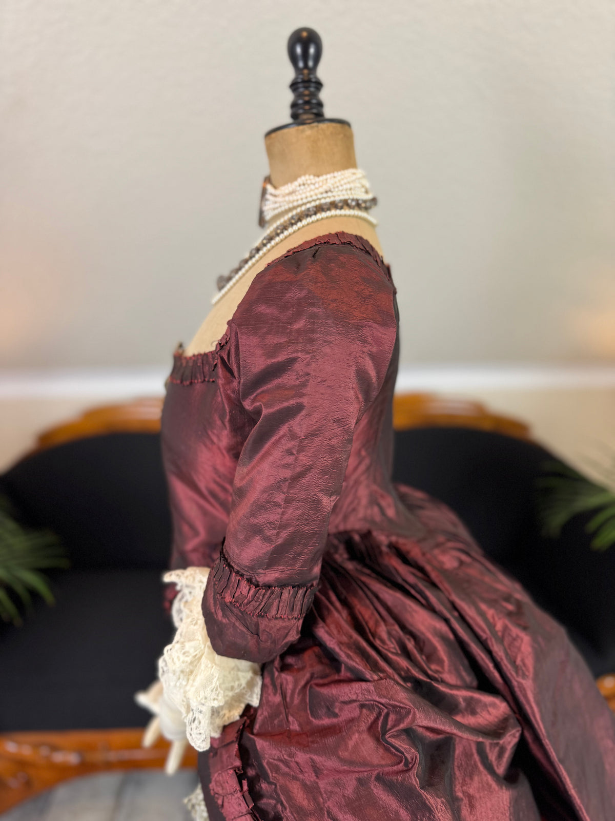 Rococo Robe à la Polonaise and Petticoat, ca. 1775