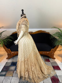 Antique Edwardian Evening Dress, ca. 1906