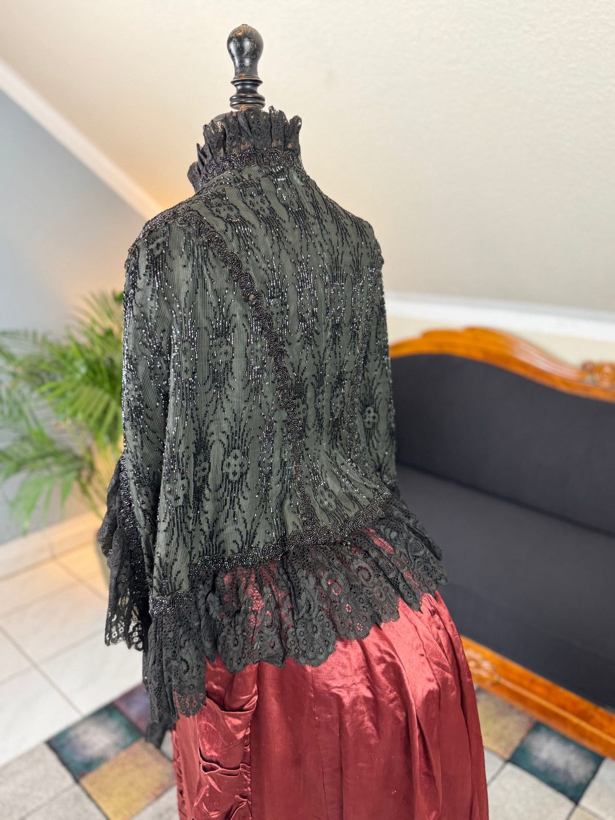 Antique Victorian Beaded Dolman, ca. 1884