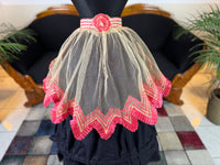 Jupe en tulle victorienne antique, vers 1858