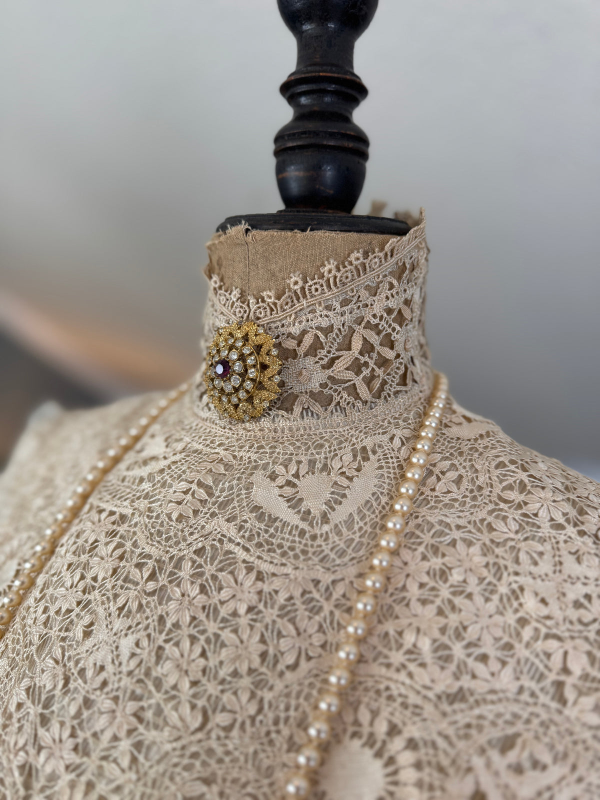 Antique Edwardian Festive Dress, ca. 1908