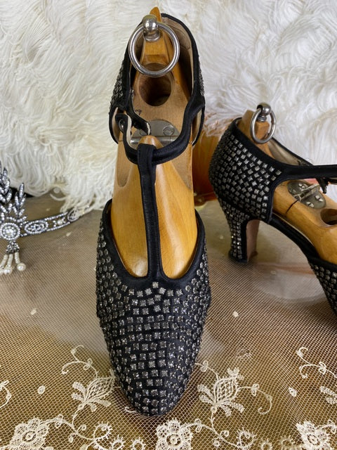 C.H. WOLFELT Co. Dazzling Rhinestone Dance Shoes, Los Angeles, ca, 1929