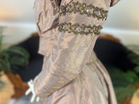 Antique Victorian Paper Silk Day Dress – England circa 1898