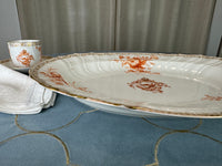 Neuosier Large Serving Platter, Kaiser Wilhelm II, ca. 1900
