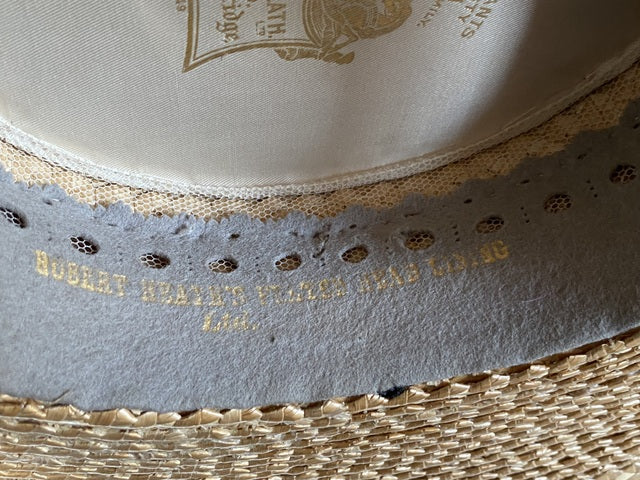 ROBERT HEATH Antique Ladys Straw Hat, England, ca. 1899