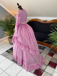 A Young Lady’s Summer Elegance – Antique Dress, ca. 1858