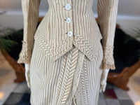 Antique Victorian Travel Dress, ca. 1883