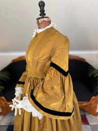 Antique Victorian Day Dress, ca. 1858