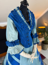 Antique Victorian Evening Dress, England, ca. 1872