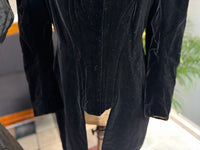 Victorian Silk Dress with Velvet Coat, ca. 1895 - Authentic American Antique Fashion