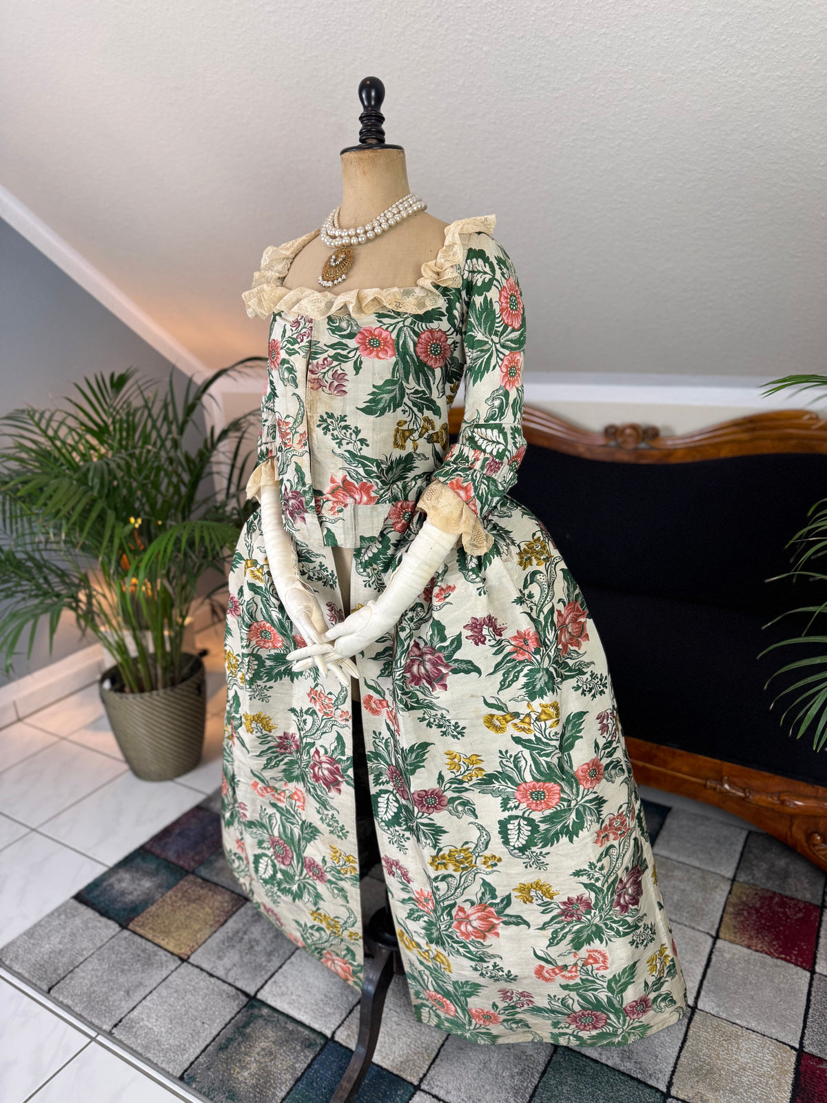 Rococo Robe á L’Anglaise, England, ca. 1730