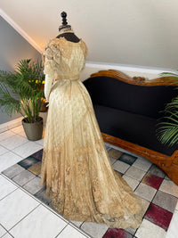 Antique Edwardian Evening Dress, ca. 1906