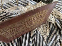 Original Advertising Plaque from the "Schwestern Flöge" Fashion Salon, Vienna – Casa Piccola, ca. 1904.