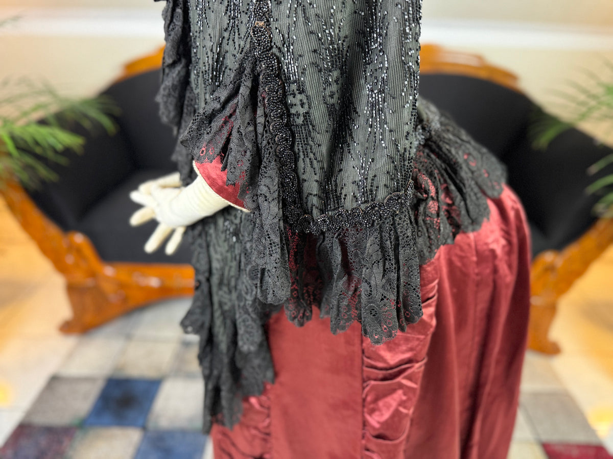 Antique Victorian Beaded Dolman, ca. 1884