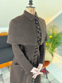 Ensemble de voyage victorien en laine avec sac assorti, Allemagne, vers 1898