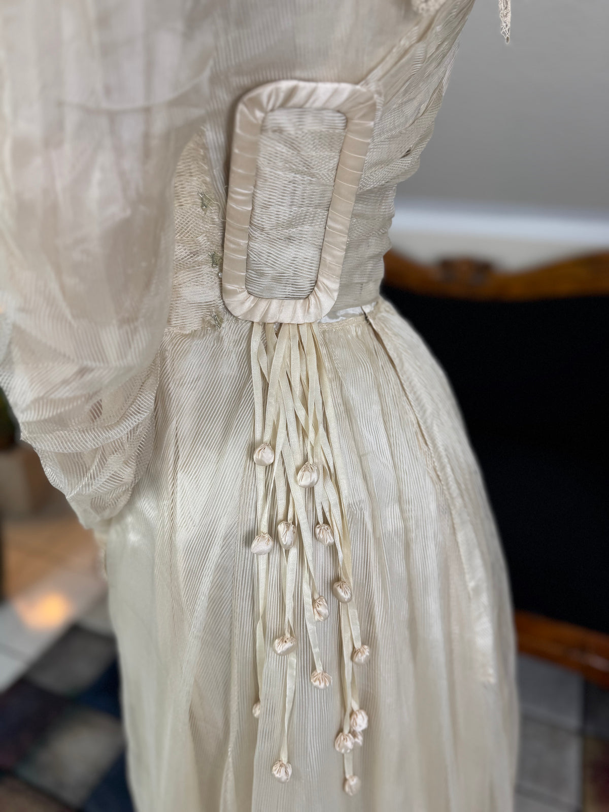 Antique Edwardian Festive Dress, ca. 1908