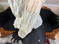 Irish Lace and Whitework Blouse, ca. 1909