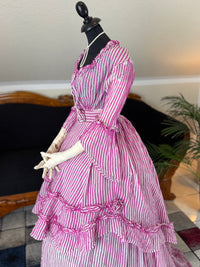 A Young Lady’s Summer Elegance – Antique Dress, ca. 1858