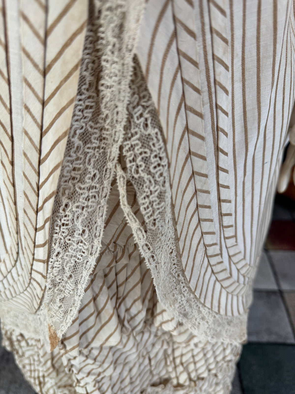 Antique Victorian Travel Dress, ca. 1883
