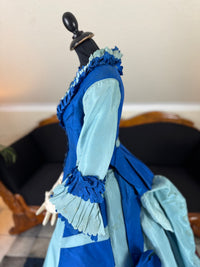 Antique Victorian Evening Dress, England, ca. 1872