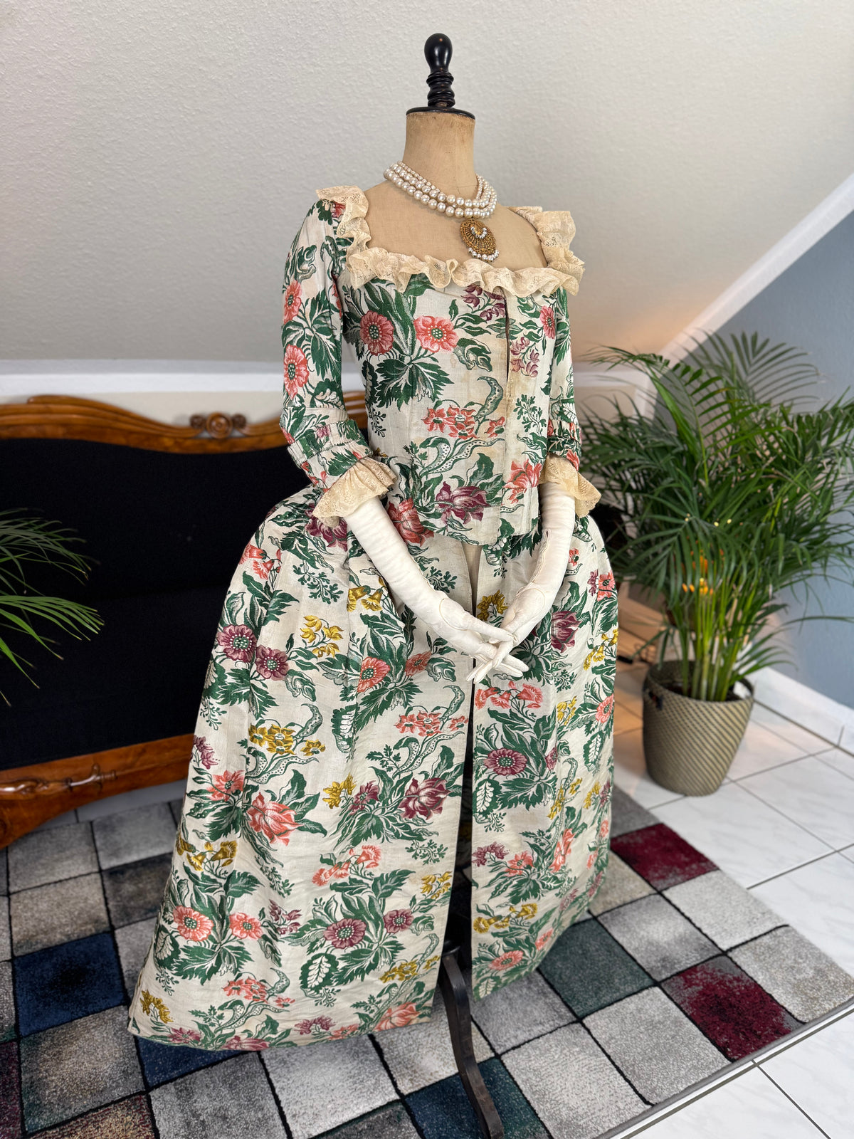 Rococo Robe á L’Anglaise, England, ca. 1730