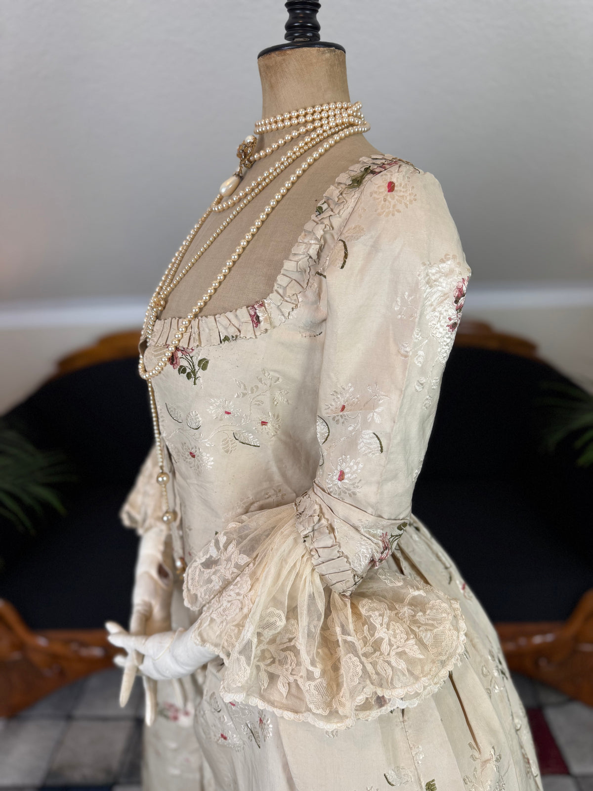 Rococo Robe á L'Anglaise and Petticoat, England, ca. 1770