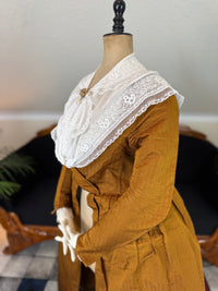 Rococo Cannelé Silk Robe à l’Anglaise, ca. 1775