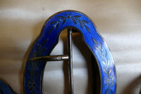 HENRY MATTHEWS Service de table ancien en argent et émail, Birmingham, 1910