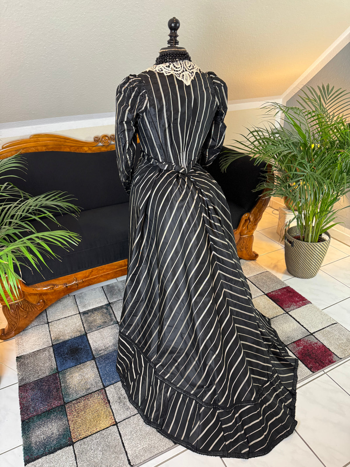 Antique Victorian Afternoon Dress for an Elderly Lady, ca. 1898
