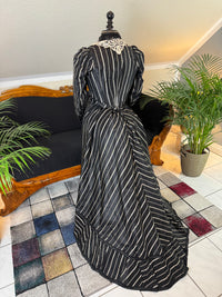 Antique Victorian Afternoon Dress for an Elderly Lady, ca. 1898