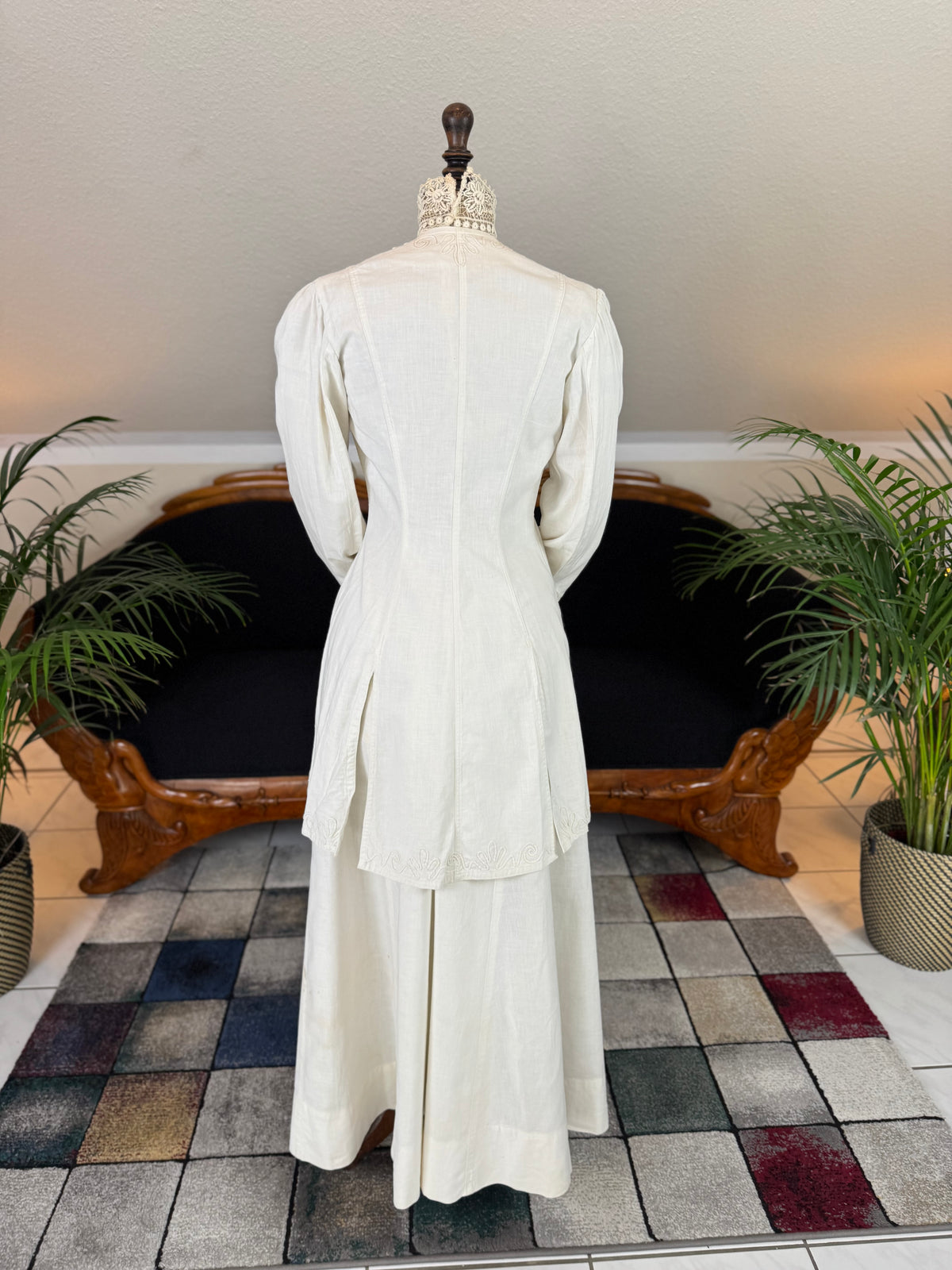Antique Edwardian Walking Dress, America, ca. 1906