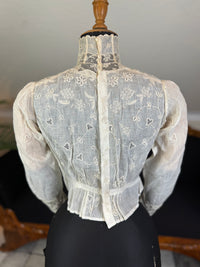 Irish Lace and Whitework Blouse, ca. 1908