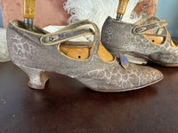 WIENER WERKSTÄTTE Shoes, Enamel Medaillons, Vienna, ca. 1910