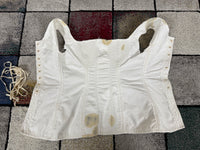 Corded Cotton Corset, ca. 1825–1830 – Regency Fashion, Rare Early 19th‑Century Example
