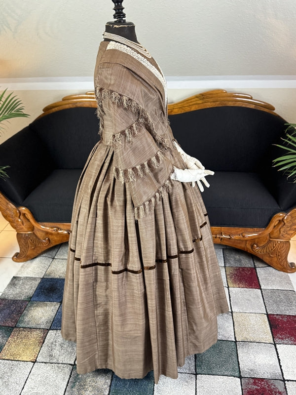 brown victorian dress Crystal 17