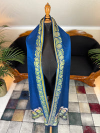 Rococo Elegance in Spitalfields Silk – Antique Stole, ca. 1790