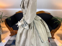 Antique Victorian Silk Gown, England, ca. 1868