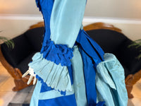 Antique Victorian Evening Dress, England, ca. 1872
